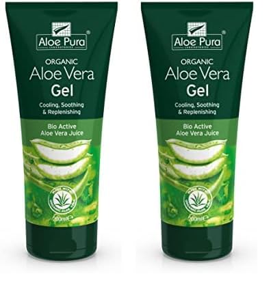 Aloe Pura Gel de Aloe Vera Orgánico (Paquete de 2)