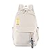 URYYRIT Cartable Sac À École École Primaire Élève Décontractée Légère Grande Capacité Masculine Junior High School Student Girl Backpack-G