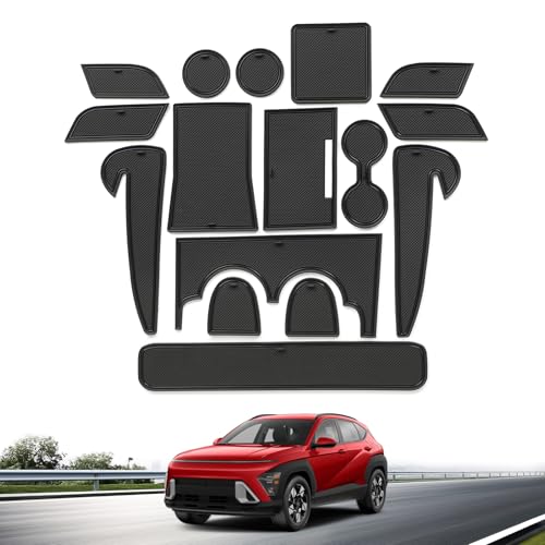 Alfombrilla antideslizante SMABEE para ranura de puerta y viajes urbanos en Hyundai Kona 2024