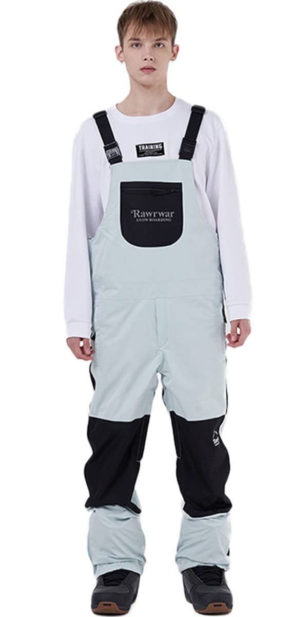 JELEUON Women Men Snow Bibs Pant One Piece Adjustable Waterproof and Windproof Ski Pant Snowboard Overallsfor Snow Sports