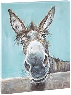 Louise Brown WDC94658 "Well Hello There" Canvas Print, Cotton, Multi-Colour, 3.20 x 40.00 x 50.00 cm