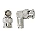 Ullnosoo 90 Degree BNC Adapter - Right Angle Male to Female Connector Pack for Scanner, Camera