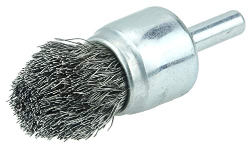 Image of Weiler 10305 Controlled Flare Crimped Wire End Brush 3 /4 inch, .0104 inch Steel Fill, Made in The USA (Pack of 10)