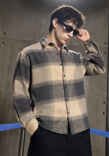 CAHOOT Men's Charcoal Check Shirt - Image 3