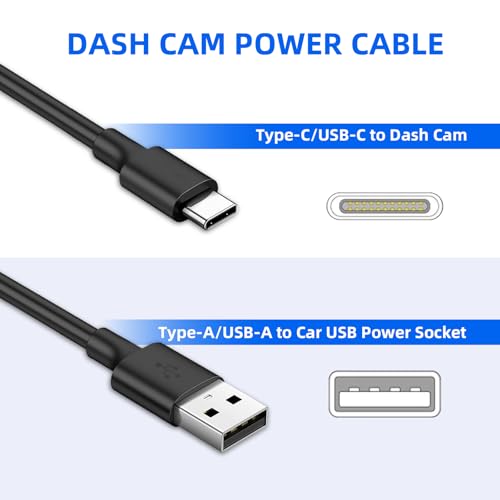 Câble USB-C vers USB-A 3m de charge pour caméra embarquée