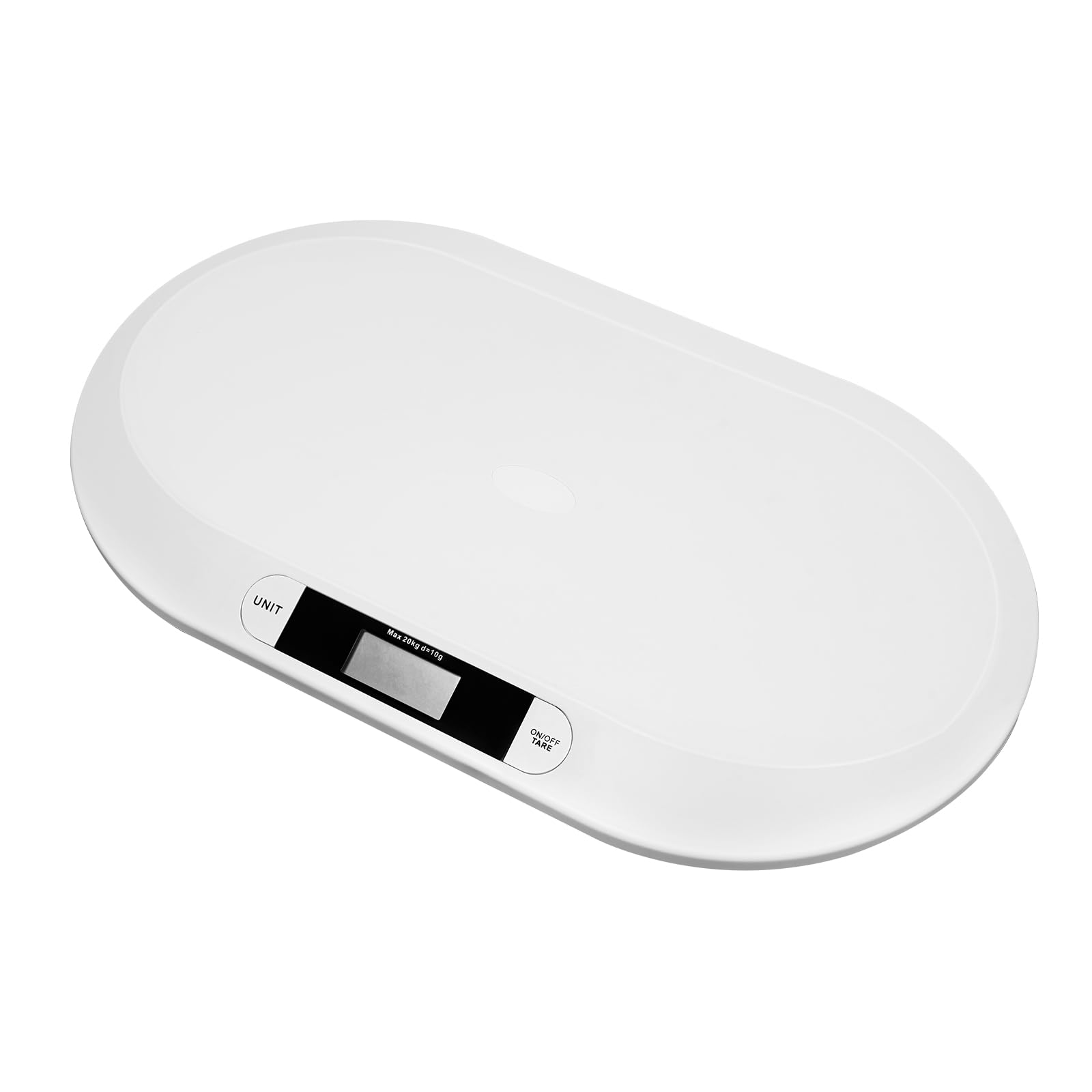 Báscula digital inteligente, báscula de bebé de 3 unidades con apagado automático para bebés, gatos, cachorros y animales pequeños que pesan hasta 44 libras.