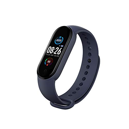 N+B Pulsera Smartband a prueba de agua, banda de reloj inteligente para deportes con pantalla táctil a color de 0.96 