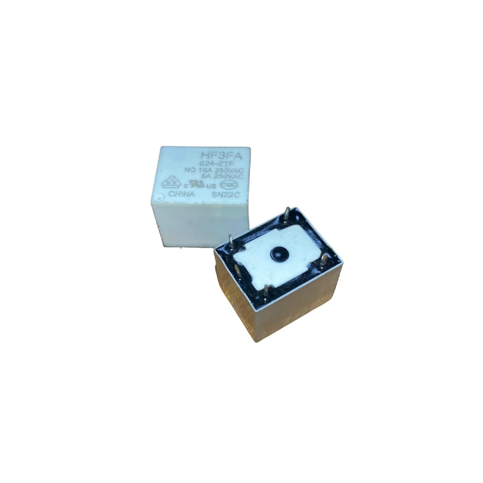 PKNVKZIDK 5PCS Relay HF3FA 024-ZTF (335) T73-1C-24V HF3FA-024-ZTF 24VDC 10A 250VAC