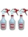 Price comparison product image Autoglym Pump Spray Bottle with 4 Finger Trigger for Car Detergent and Cleaning Fluids in Pack of 3