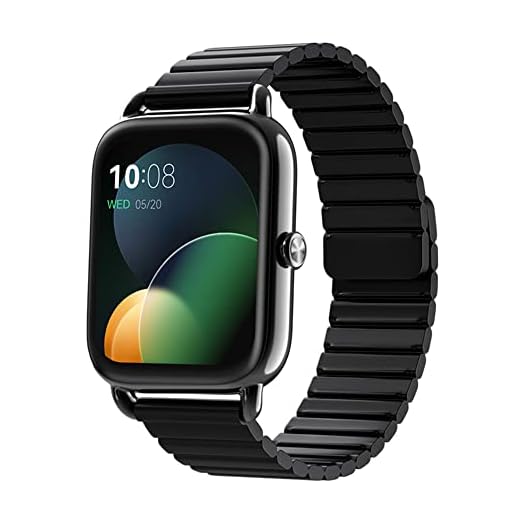 Smartwatch H.aylou Rs4 Plus Tela Amoled de 1.78 polegadas Pulseira Magnética Bluetooth 5.1 Bateria Até 10 dias Modos Esportivos Compatível com Android e Ios Garantia Nacional/No Brasil