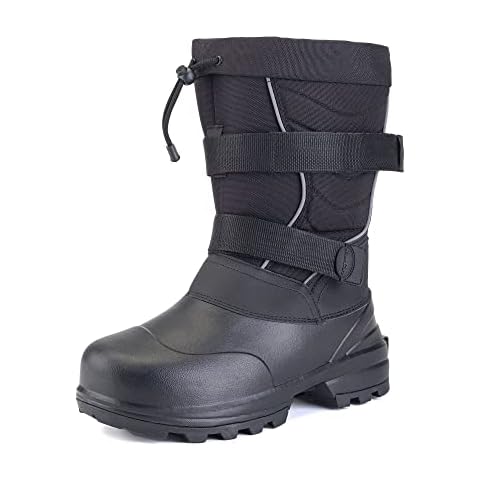 SILENTCARE Men's Insulated Waterproof Winter Warm Heavy Duty Snow Boots - Ultimate Comfort in Cold-Weatherr (Weight 3 Pounds) Cover