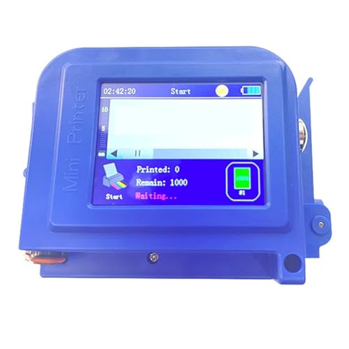 Stampante portatile a getto dinchiostro termico da 12.7 mm con codice QR a barre data logo etichetta di scadenza stampante a e leggero