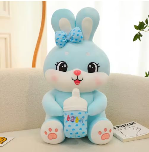 Image of Cute Plush Toy for Kids | | Soft Toys | Birthday Gift for Girls /Wife, Boyfriend /Husband, Soft Toys for Girls, Baby Toy (Random Color) Pack of 1 (Bunny Plush Soft Toy (Random))