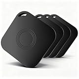 4Pack Air Smart Tracker Tag, Kompatibel mit Apple Find My(nur iOS), GPS Schlüssel-Finder, Anti-Lost Tracker für Schlüssel, Geldbörse, Haustiere und Gepäck, wasserdicht mit austauschbarer Batterie