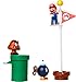 Nintendo Super Mario Acorn Plains 2.5" Figure Multipack Diorama Set with Accessories
