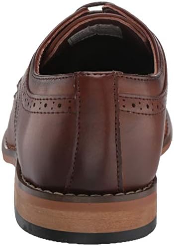 Stacy Adams Boys' Dickinson Cap-Toe Oxford, Cognac, 2 M US Big Kid | Image 2