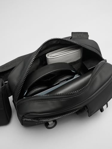 Image of The Souled Store DC Comics Batman: Utility Gear Fanny Pack | 1.4L Crossbody Sling Bag with Detachable Case, Premium PU & Adjustable Strap