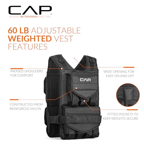 CAP Barbell Adjustable Weighted Vest | Various Sizes