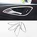 ZHANGDAN 4 Pcs Voiture Intérieur Porte Côté Poignée Cadre Garniture Autocollants Fit pour Opel Astra K 2017 2018 2019