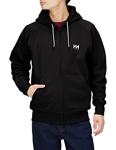 [ヘリーハンセン] メンズ HHロゴフルジップスウェットフーディー HH Logo Full-zip Sweat Hoodie K ブラック XL