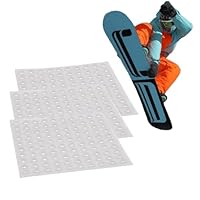 IKOPFLN Set mit 300 Stück Stomp Pad, Klar Anti-Rutsch Stomp Pad Snowboard Grip Pad für Snowboarden
