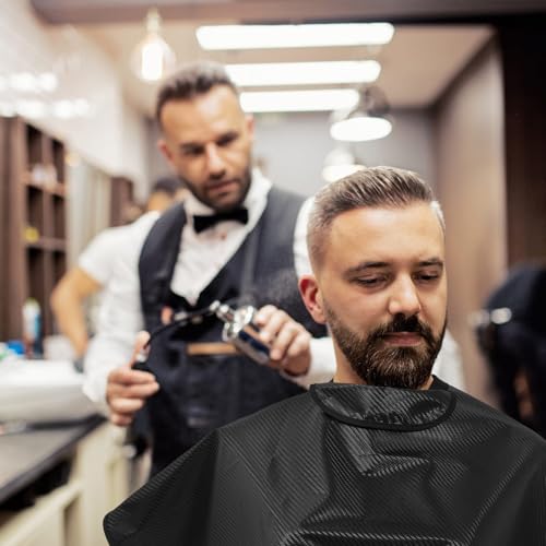 Capa Profesional para Corte de Cabello Ipetboom con Cierre para Cuello, Ideal para Salón de Belleza y Protección durante el Corte de Cabello miniatura 6