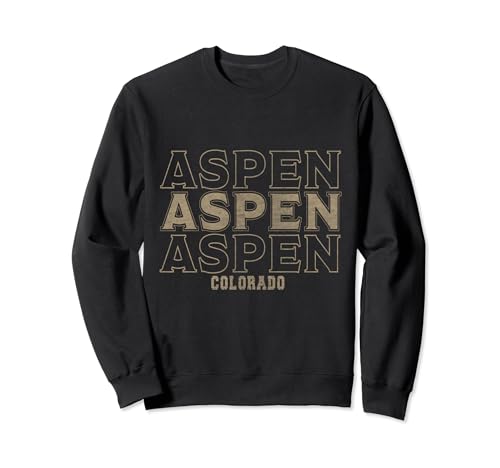 Aspen Colorado vintage Sudadera