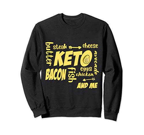 Keto Diet Protein Low Carb Fat Diet Fitness Ketogenic Gift Sweatshirt