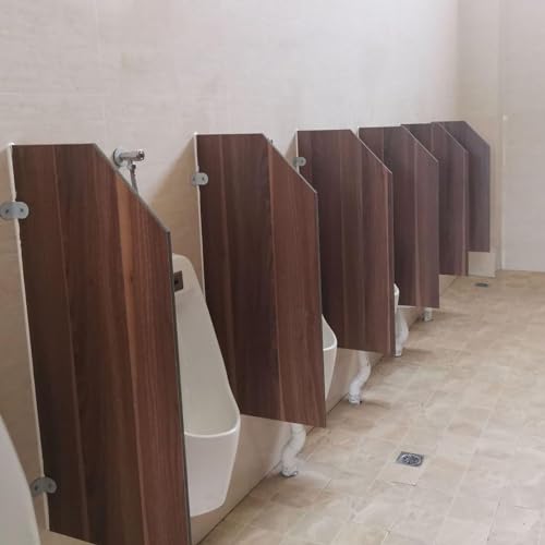 Separador de urinario de pared para baños públicos | Pack de 2 mamparas 2