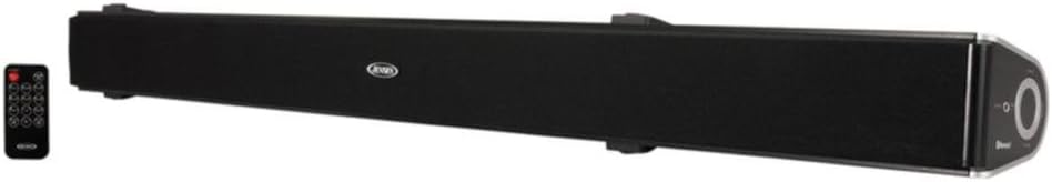 Jensen JSBW-650 Wall-Mountable 2.1 Channel Bluetooth Soundbar Speaker with Built-In Subwoofer