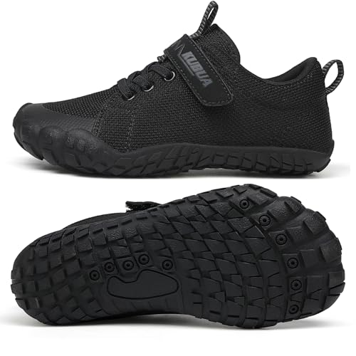 Image of KUBUA Kids Barefoot Shoes for Boys Girls Zero Drop Minimalist Sneakers | Wide Toe Box, Natural Foot Development, Lightweight, Hiking, Running, Tennis, Walking, School, Toddler, Little Kid, Big Kid