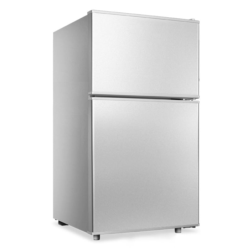 Peteme 1.34 Cu.Ft Mini Fridge with Freezer, Double Door Small Refrigerator for Apartment Bedroom Dorm and Office on Fridge.com