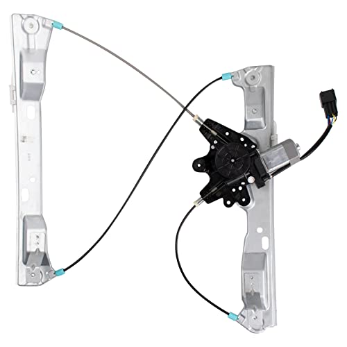 Image of TRQ Front Left Power Window Regulator & Motor Assembly Drivers Side Compatible with 2012-2018 Ford Focus