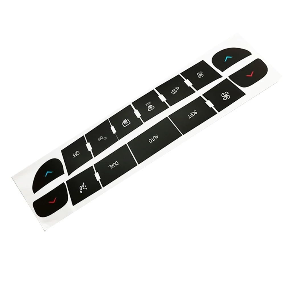 Autocollant bouton climatisation Megane Master Scenic 3 garniture - 5