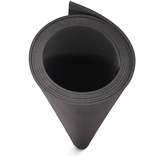Image of MEARCOOH EVA Foam Cosplay Black 2mm Thick (1mm to 20mm) Large 35.5 inch x 59 inch Sheet Premium High Density 86 kg /m3 for Cosplay, Crafts Projects