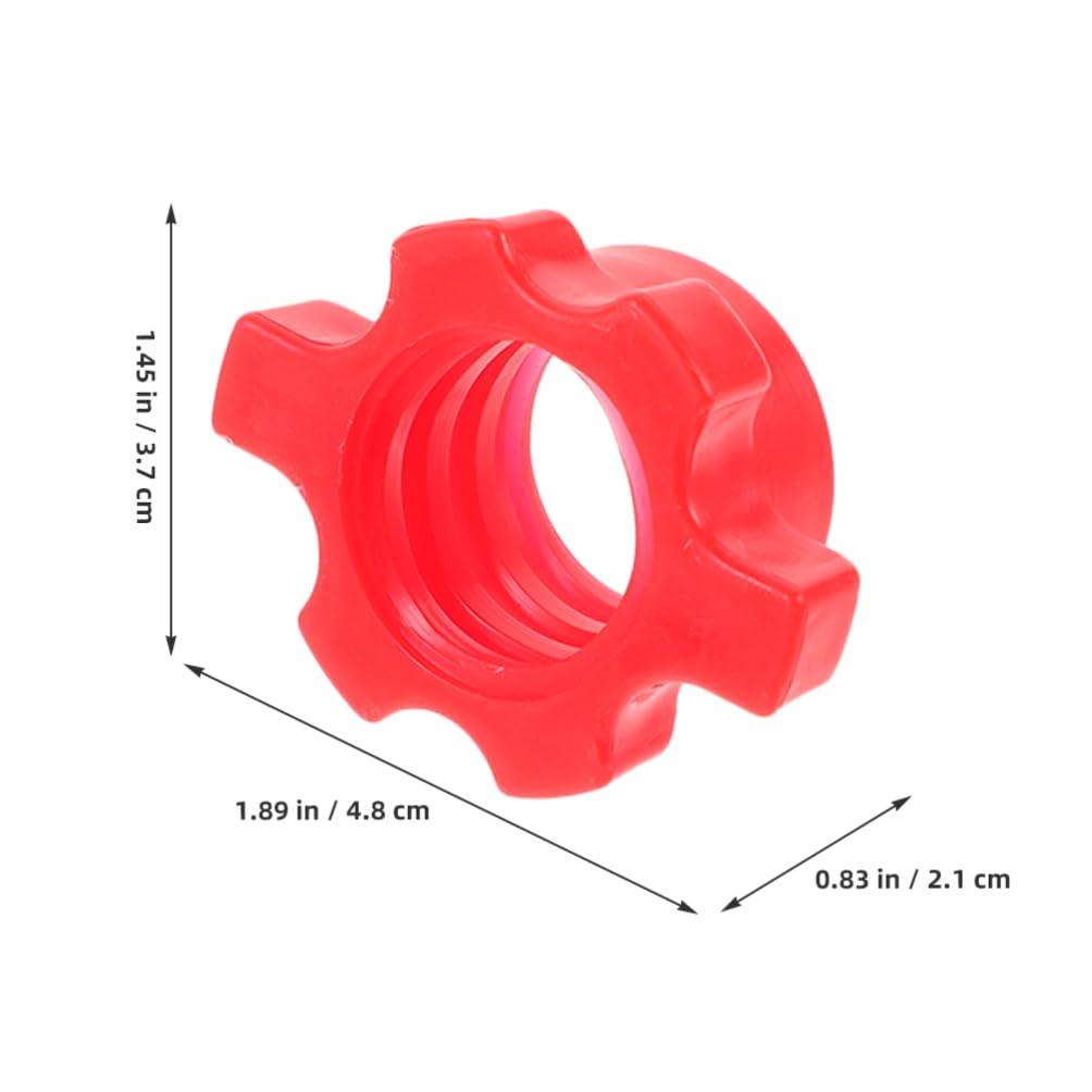Mipcase Barbell Lock Nuts Dumbbell Grip Clamps Home Fitness Equipment Nuts Barbell Weight Clips