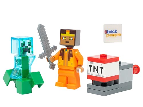 LEGO Minecraft Mini Set: Helden-Minifigur mit Charged Creeper