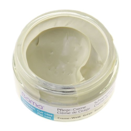 Bama Pflege-Creme Schuhcreme für Glattleder in vielen Farben (Creme-Weiß)