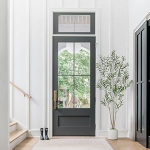 ROOMTEC 2 Pack Artificial Olive Tree 6ft, Faux Olive Tree with White Planter and Fake Moss, Olive Trees Artificial Indoor, Potted Plants Artificial Decor Realistic Trunk and Leaves for Home (2, 6 FT) ROOMTEC 2 Pack Artificial Olive Tree 6ft Faux Olive Tree with White Planter and Fake Moss Olive Trees Artificial Indoor Potted Plants Artificial Decor Realistic Trunk and Leaves for Home 2 6 FT