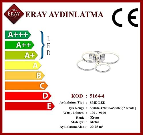 Eray Aydınlatma 5164-4 Led 4 lü Avize - Görsel 3
