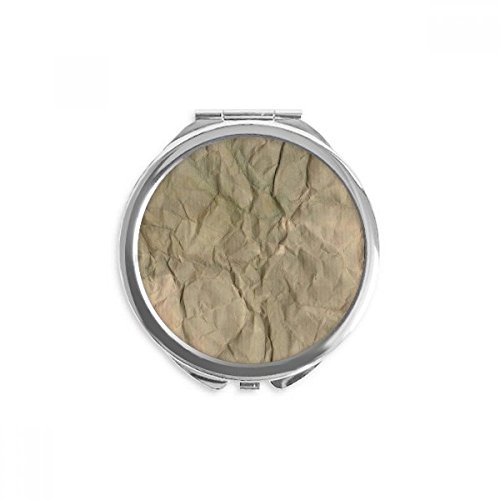 Miroir de poche gaufrés multicolore repliez le papier sale 2,6"