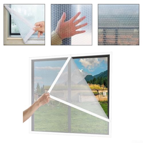 Película de burbujas para ventanas que aísla el salón del frío 7