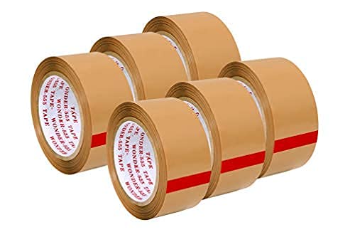 Shubh 2 Inch 50 Meters, (Pack of 2,) Brown BOPP Tape Self Adhesive High-Strength Packing Tape Rolls, Packaging Tape | Brown Cello Tape | e Commerce Packaging Tape for Home, Office use & Box Packaging (B09B55FDHV) Amazon Price History, Amazon Price Tracker