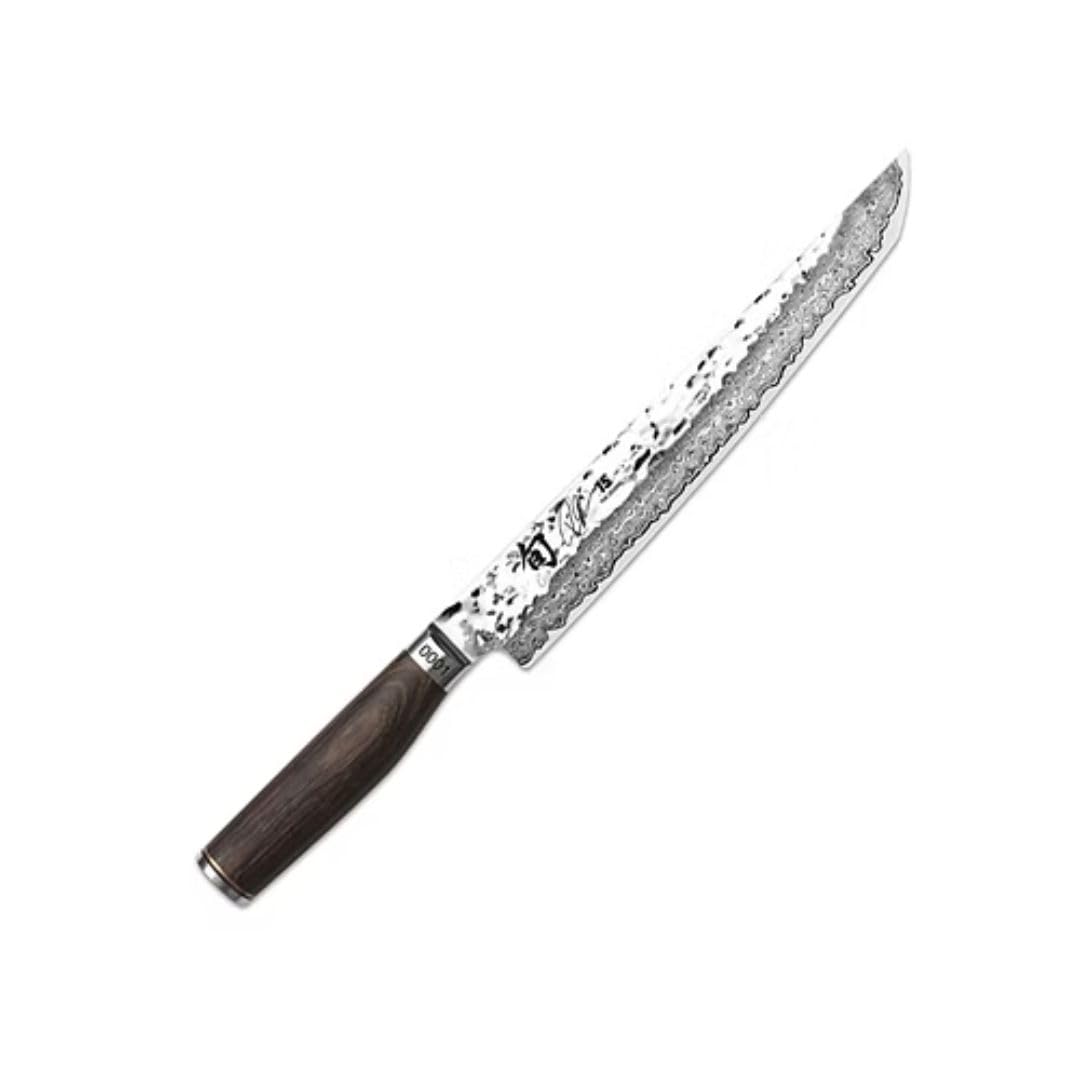 KAI Shun Premier TDM-1785 Tantō Kochmesser, Limitierte Jubiläumsedition, VG MAX Damaszenerstahl, Pakkaholzgriff