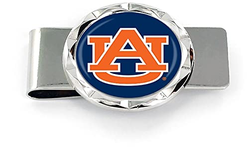 Pince à billets Tigres auburn taille diamant NCAA argent liquide
