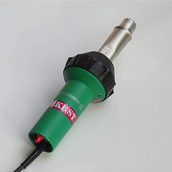 Hot Air Welding Gun for HDPE Geomembrane Welder for TPO Foof with Flat Weld Nozzle and Rollers for Plastic Welder