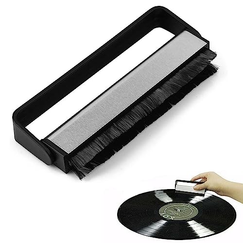 Accesorios De Tv Y Video, Wireless masoe Brocha para Limpiar Records, Limpiador de Discos de Vinilo, Función AntiestáTica. Vinyl Record Cleaner Brush. Cepillos para Limpiar Discos, Vinilos y...