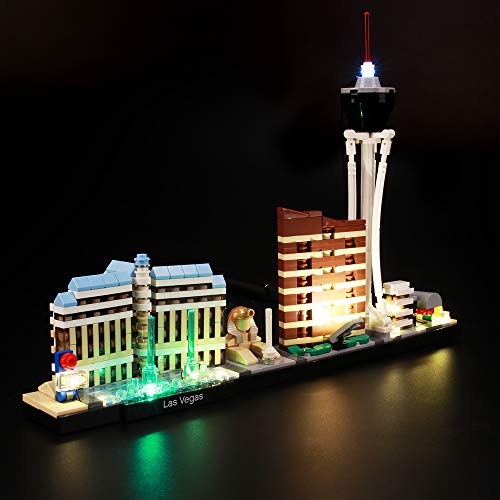 LIGHTAILING Licht-Set Für (Architecture Las Vegas) Modell - LED Licht-Set Kompatibel Mit Lego 21047(Modell Nicht… – Bild 3