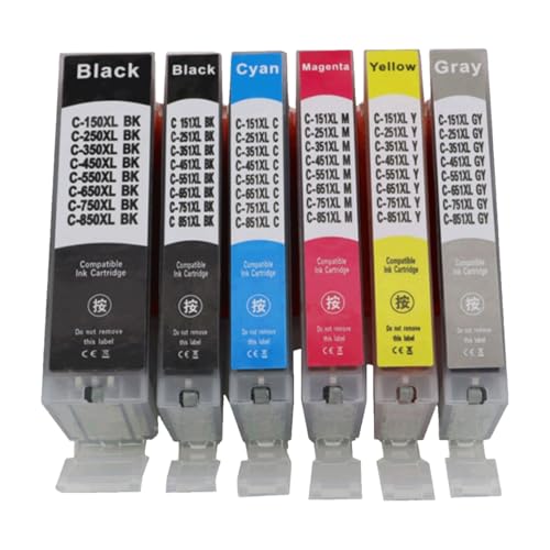 Cartouche BCI-351BK Black de qualité supérieure pour imprimante jet d'encre IX6830