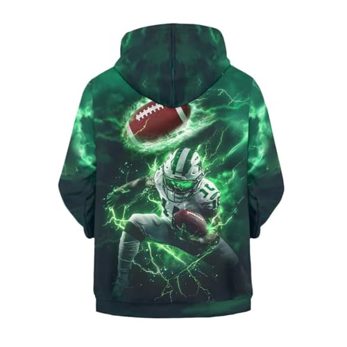 Image of Biyejit Kids Novelty 3D Graphic Printed Hooded Sweatshirt